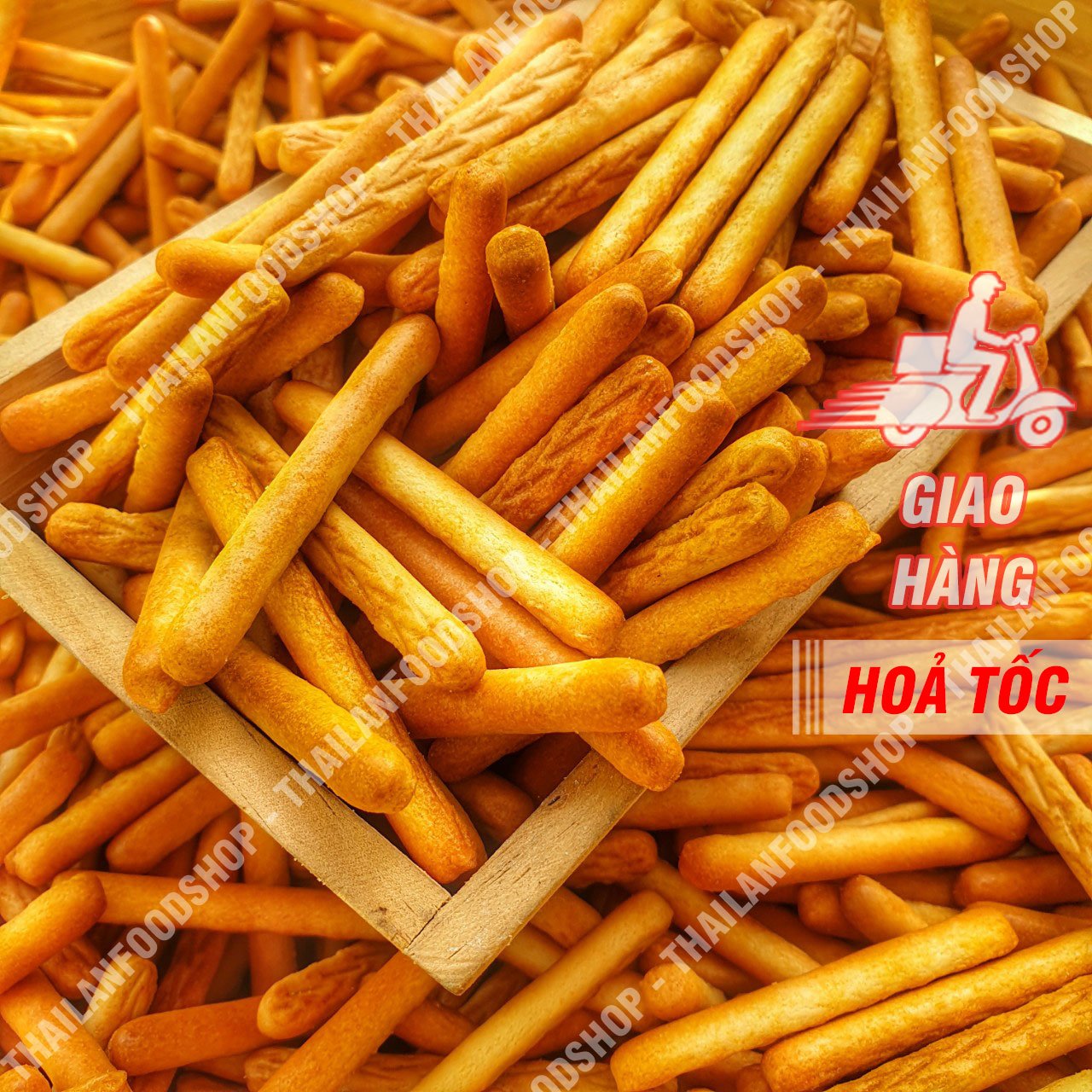 Bánh Quy Đũa Lon 300Gr (Bánh Quy Que/ Bánh Quy Mặn)