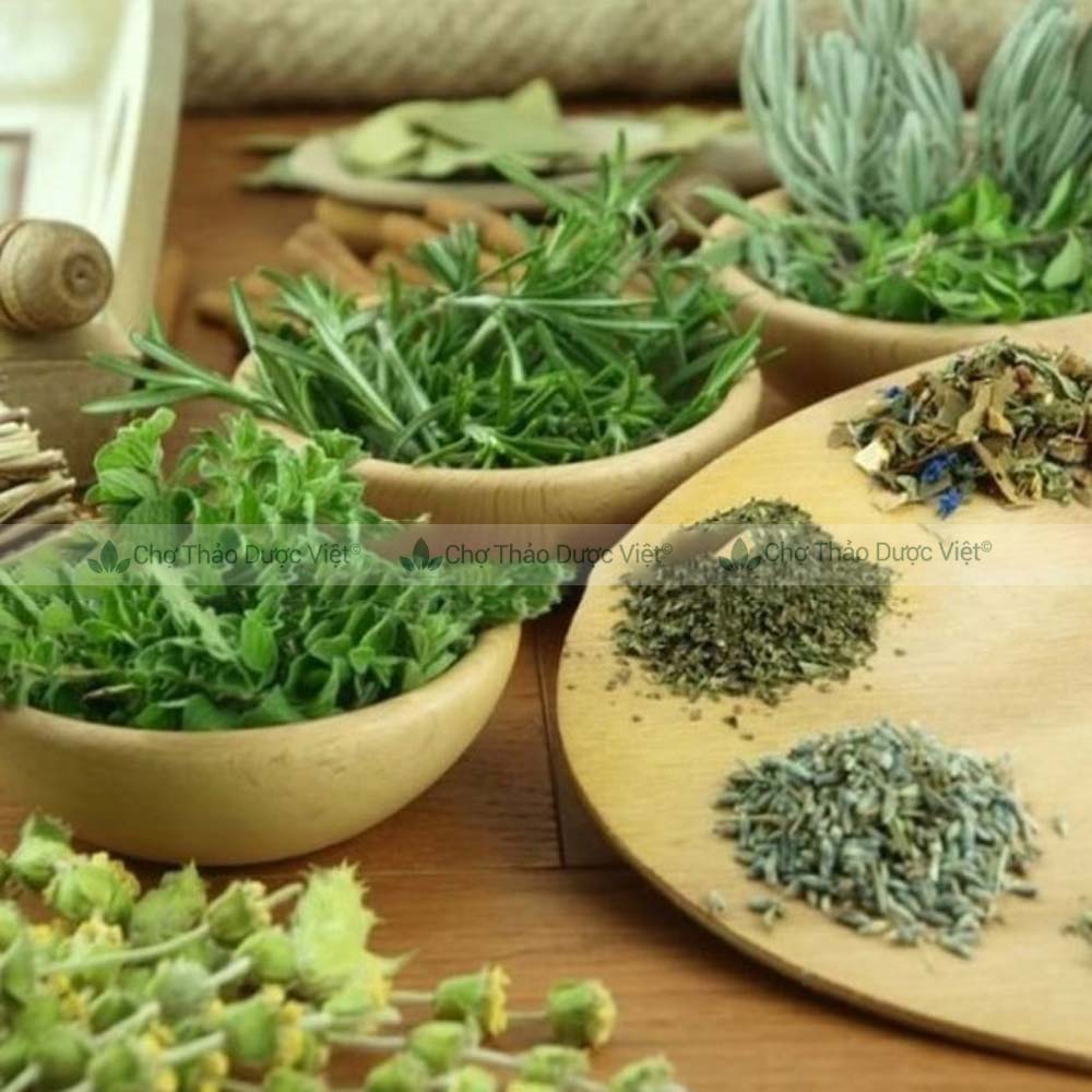 Lá kinh giới khô 100g, không lẫn cành, thơm, sạch, hỗ trợ ngừa cảm cúm, kháng khuẩn, tốt cho hô hấp