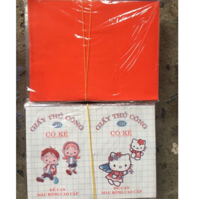 Giấy màu thủ công có dính