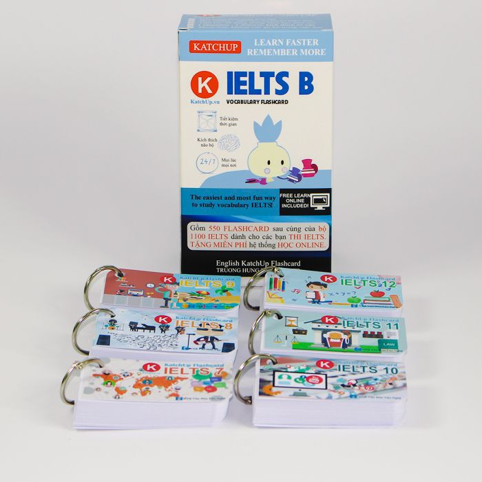 Bộ Flashcard Tiếng Anh IELTS B – 3 loại giấy
