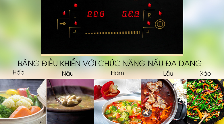 [HCM][Trả góp 0%]Bếp từ đôi Kangaroo KG438I