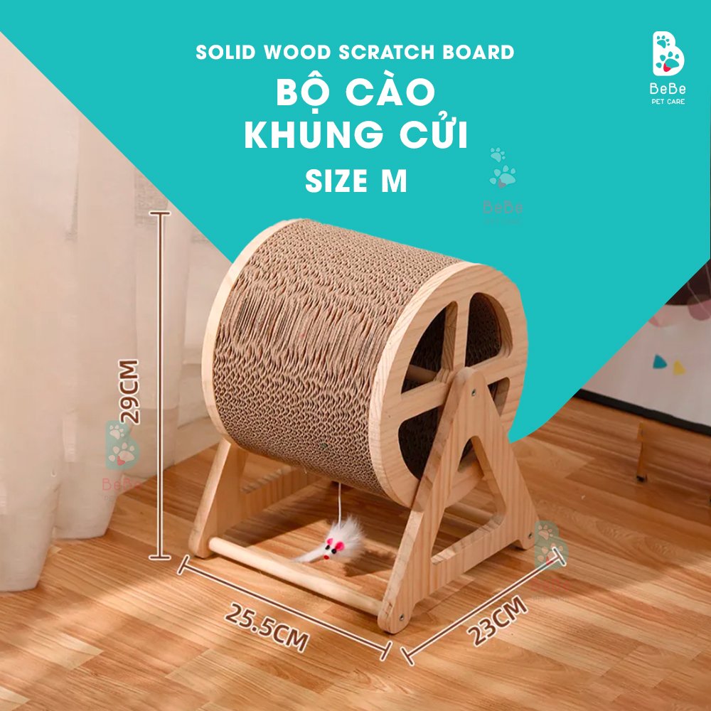 [Siêu Xinh] Bộ Cào Móng Khung Cửi Cho Mèo - Đồ Chơi Cào Móng