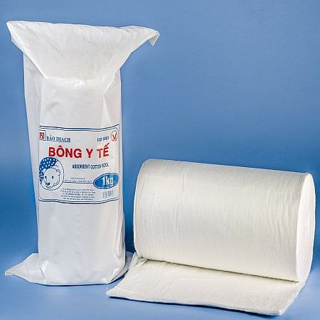 [HCM]Bông Y Tế BẢO THẠCH (Bịch 1kg)