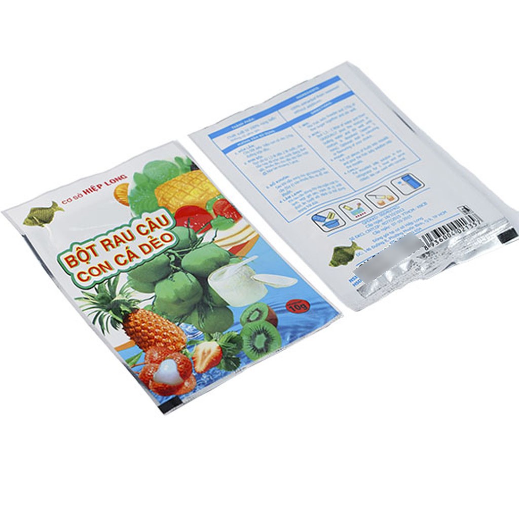 Thạch rau câu con cá dẻo Hiệp Long (hộp 12 gói)