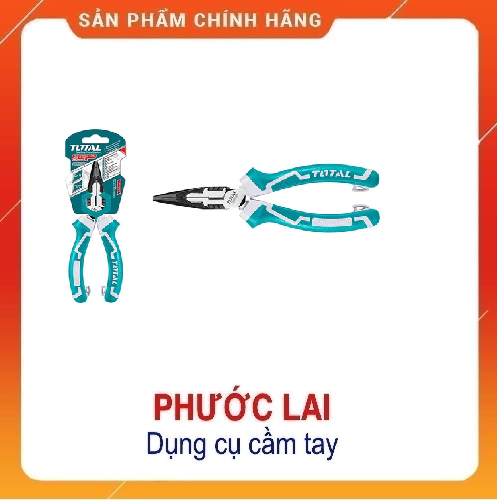 Kìm mũi nhọn cao cấp 6" Total THT220606S
