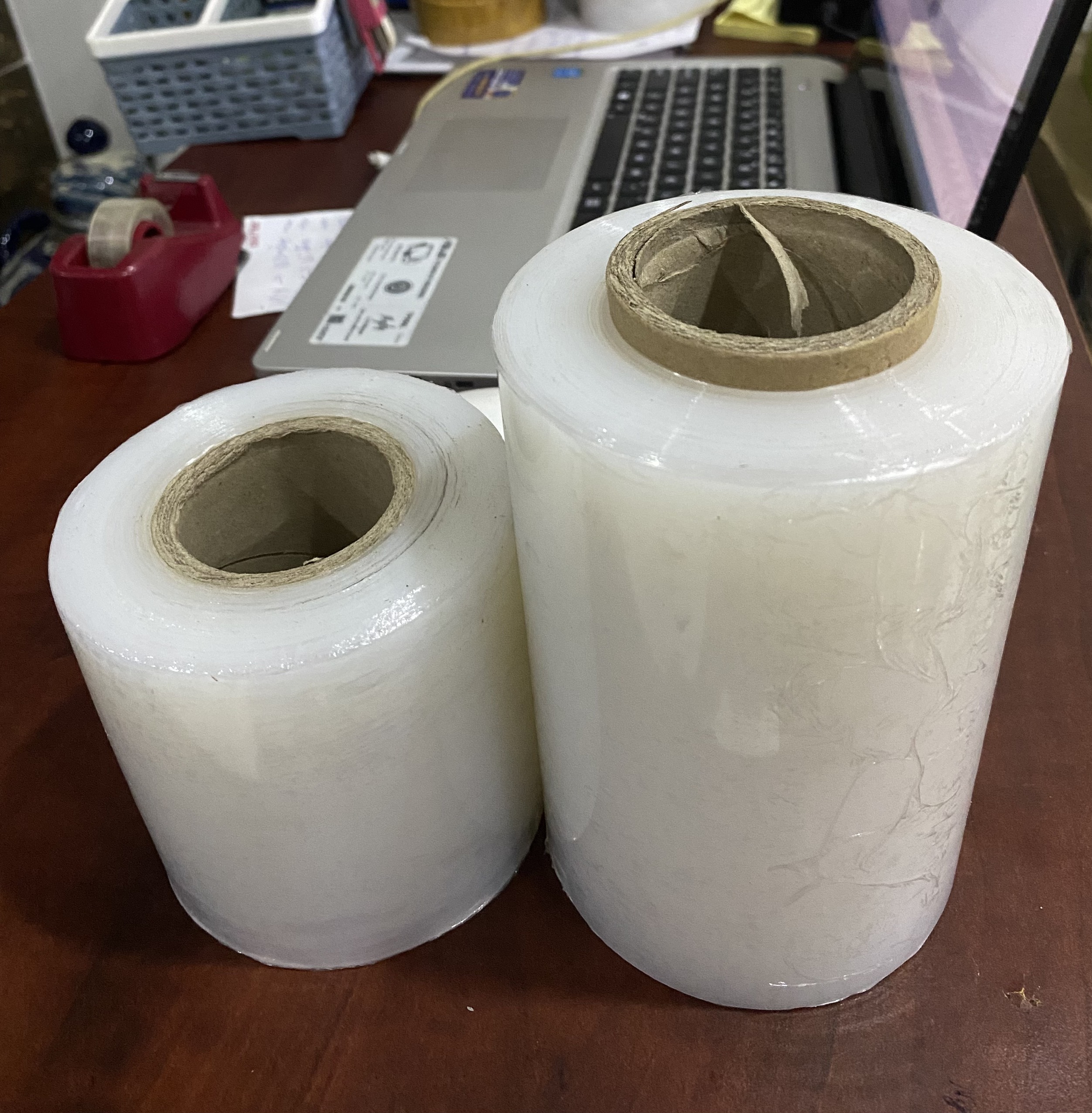Màng Quấn PE 10cm, 15cm khổ 3kg