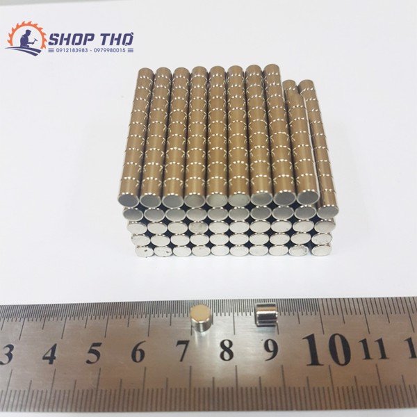 Nam Châm Hạt Tròn D5*5Mm (30 Viên)