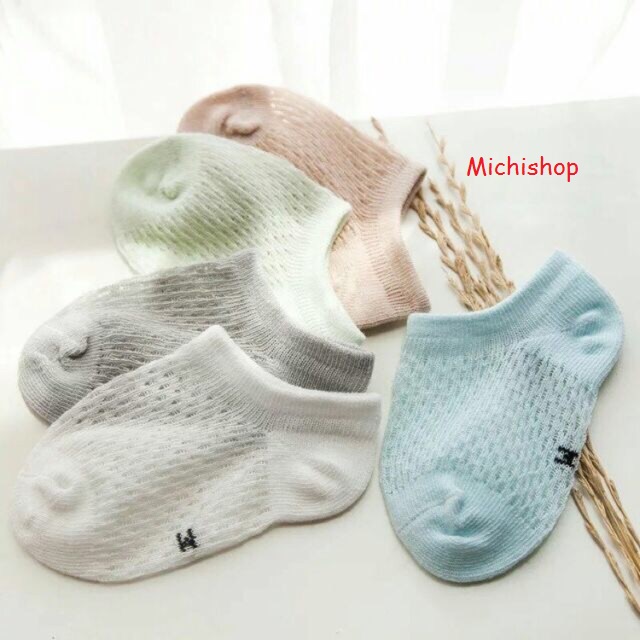 Set 5 Đôi Tất Lưới Cho Bé (0- 3 tuổi)