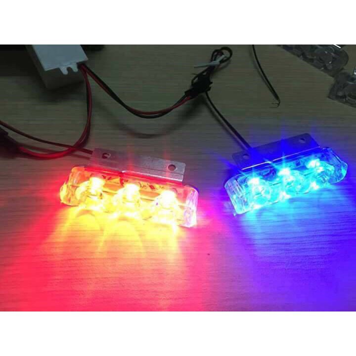 ĐÈN LED CHỚP XANH ĐỎ TRANG TRÍ XE MÁY