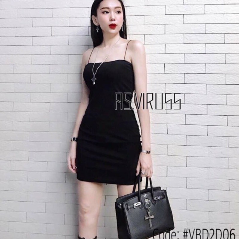 [ SIZE LỚN BIGSIZE 55Kg-100Kg ] ĐẦM BODY 2 DÂY BÚN