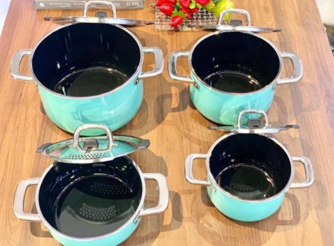 Bộ nồi SILIT NATURE Green set 4 nồi
