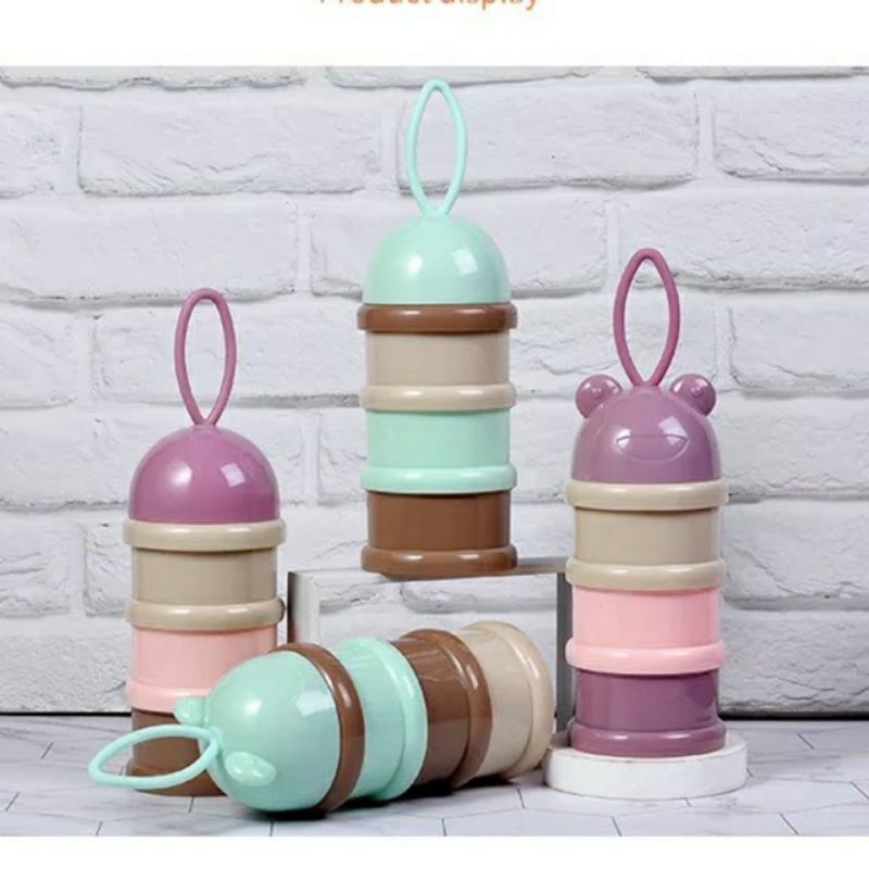 HỘP CHIA SỮA CHIA CHÁO 3 NGĂN CHO BÉ