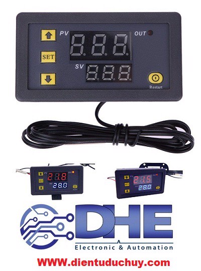 W3230 MẠCH CÀI ĐẶT VÀ KIỂM SOÁT NHIỆT ĐỘ - LỰA CHỌN 220V/12V/24V