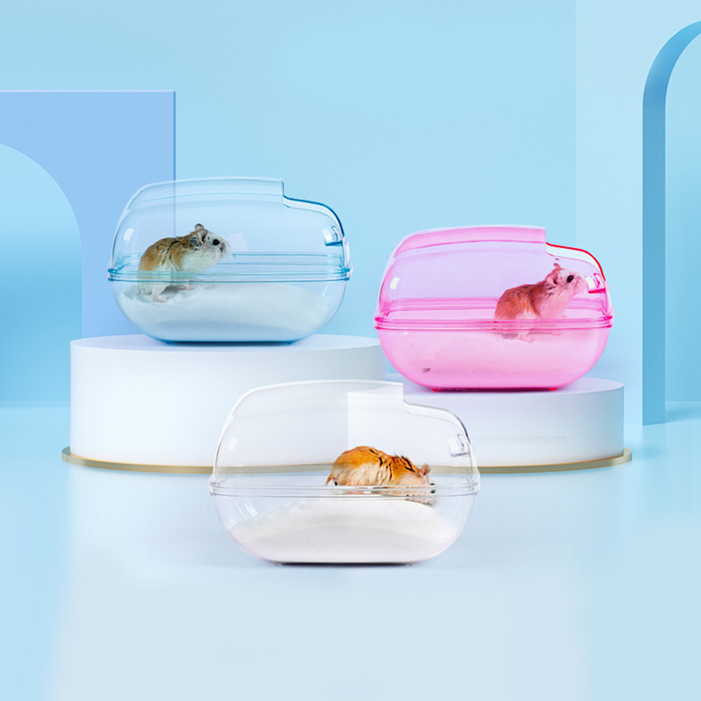 Nhà tắm mica nhiều size cho hamster