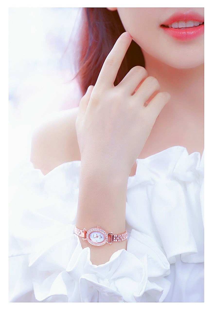 Đồng hồ thời trang nữ Bs Bee Sister đính cườm AYO111