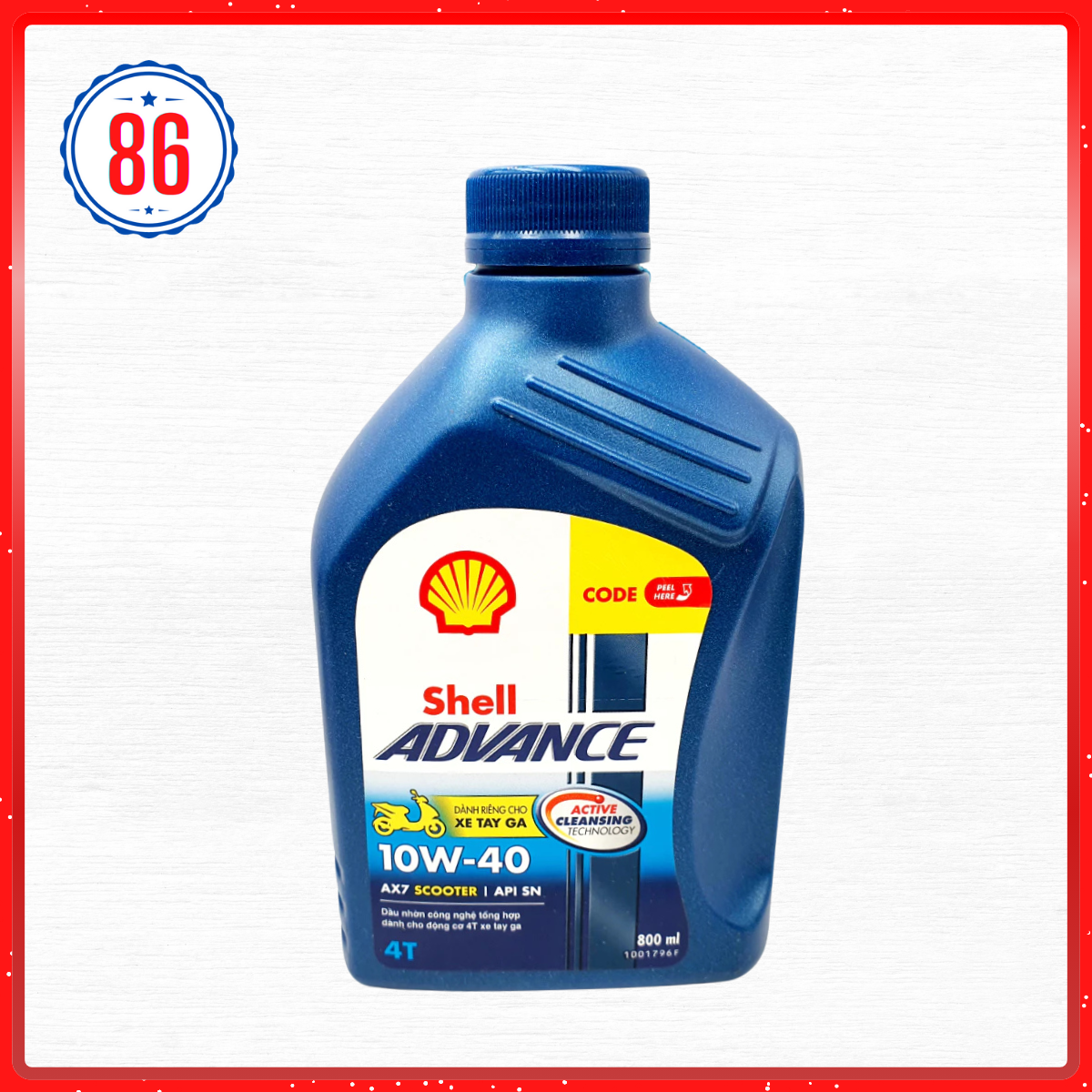 Nhớt xe tay ga cao cấp Shell Advance AX7 Scooter