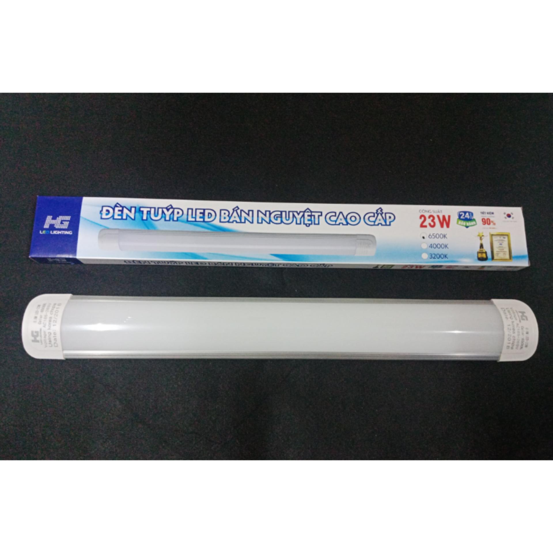Bộ 2 đèn led Tuýp bán nguyệt 23w 0.6m