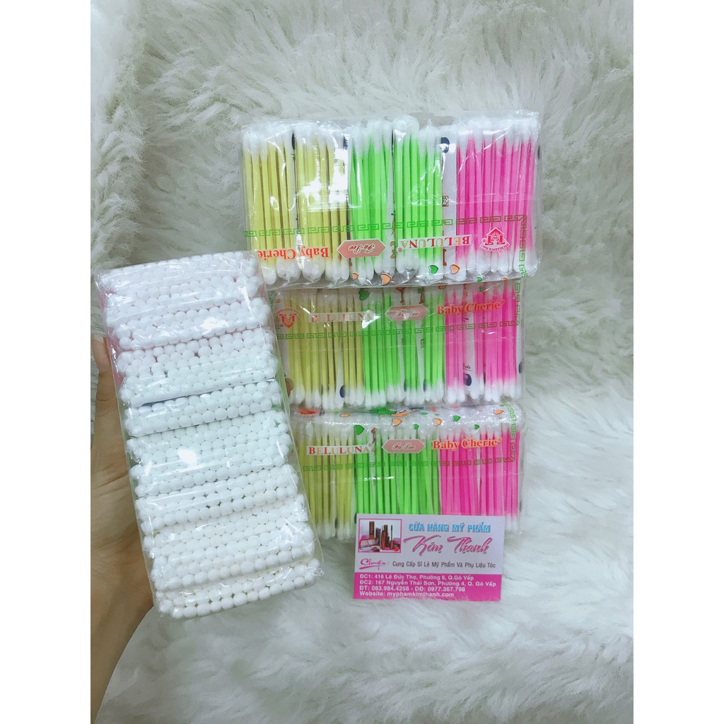 1 lốc 12 bịch bông ngoáy tai