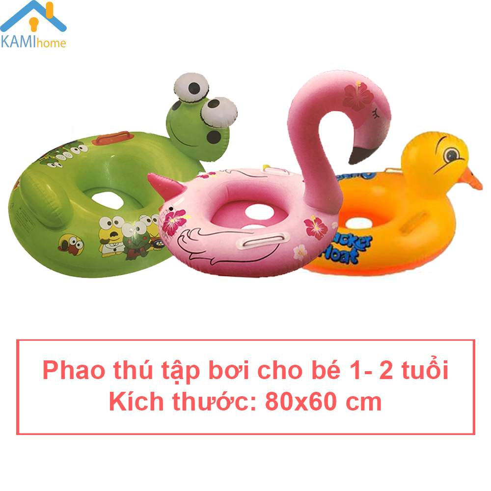 Phao bơi con thú cho bé ngồi 1-3 tuổi  bể bơi hồ bơi phao bơi áo phao bơi Moonshop