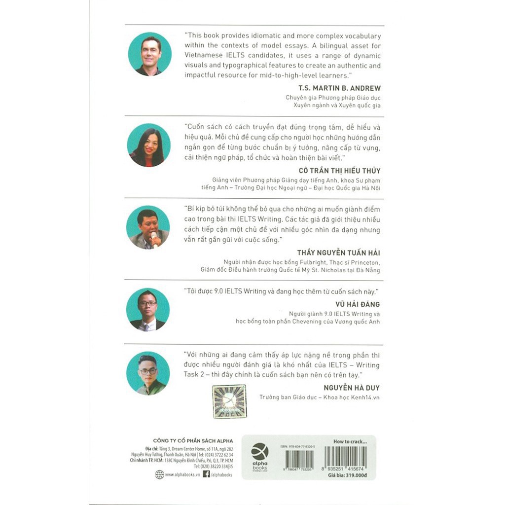 Sách - How To Crack The Ielts Writing Test Vol.1 [Alphabooks]