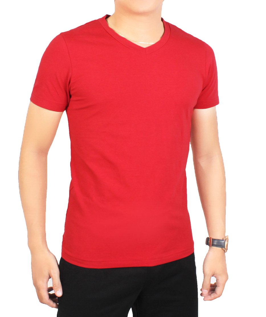 (AM6) Áo Thun Nam, Áo Phông Nam Cộc Tay Cổ Tròn-Cổ Tim Basic - Áo Thun nam Chất Cotton Cao Cấp Mềm Mịn Chống Nhăn