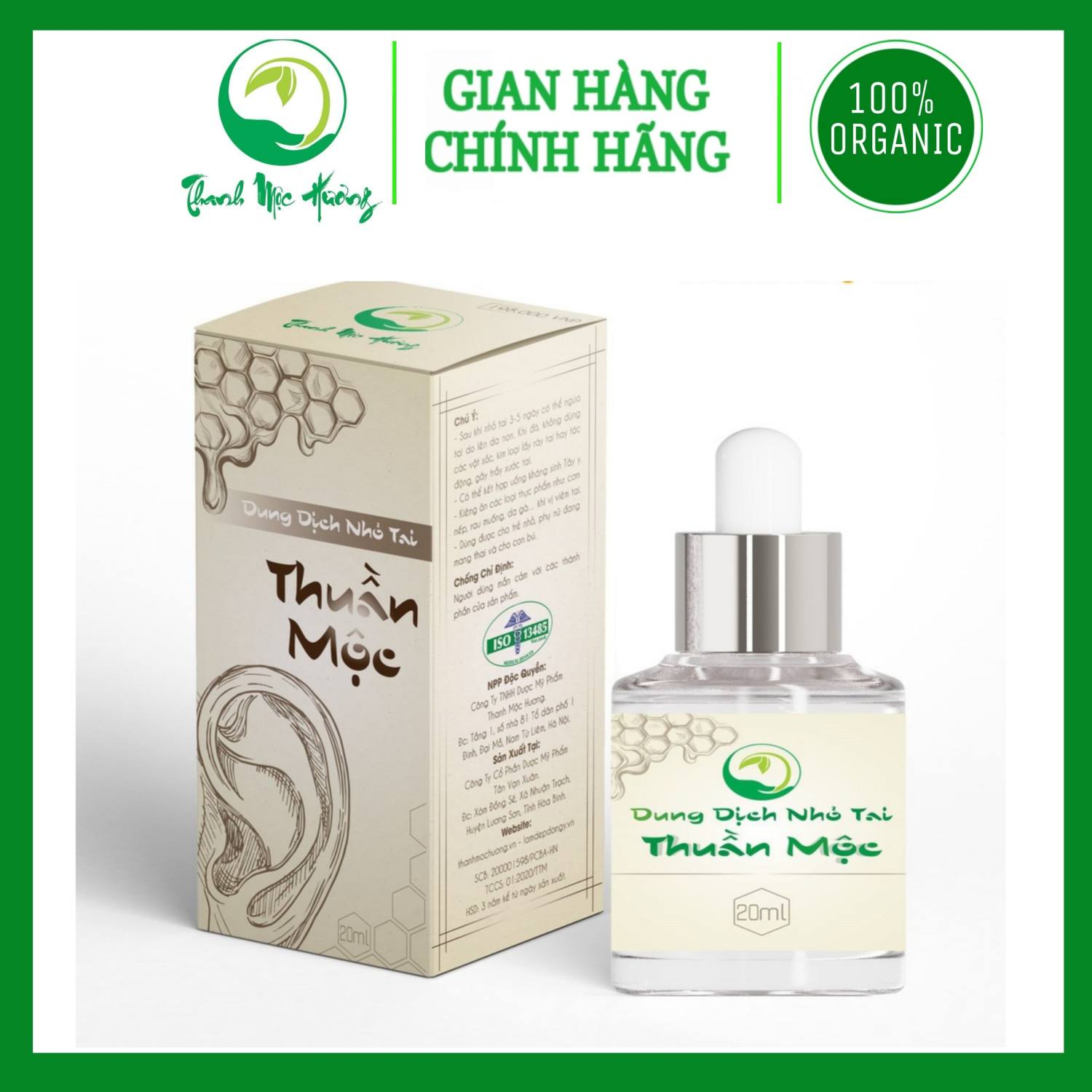 Dung dịch nhỏ tai thuần mộc - khắc tinh của viêm tai giữa
