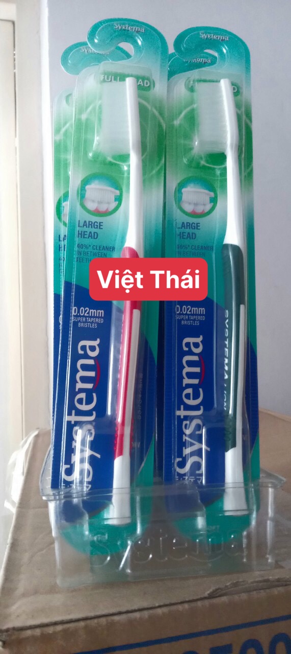 Bàn chải đánh răng Systema Số 1 Cải tiến mẫu mã và chất lượng Nhật Bản mẫu mới