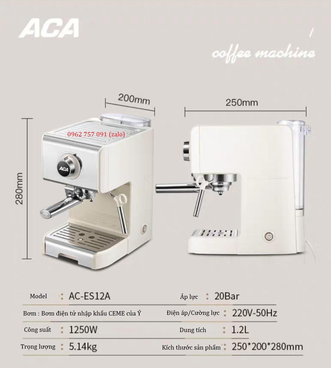 Máy pha cà phê tự động ACA- ES12A