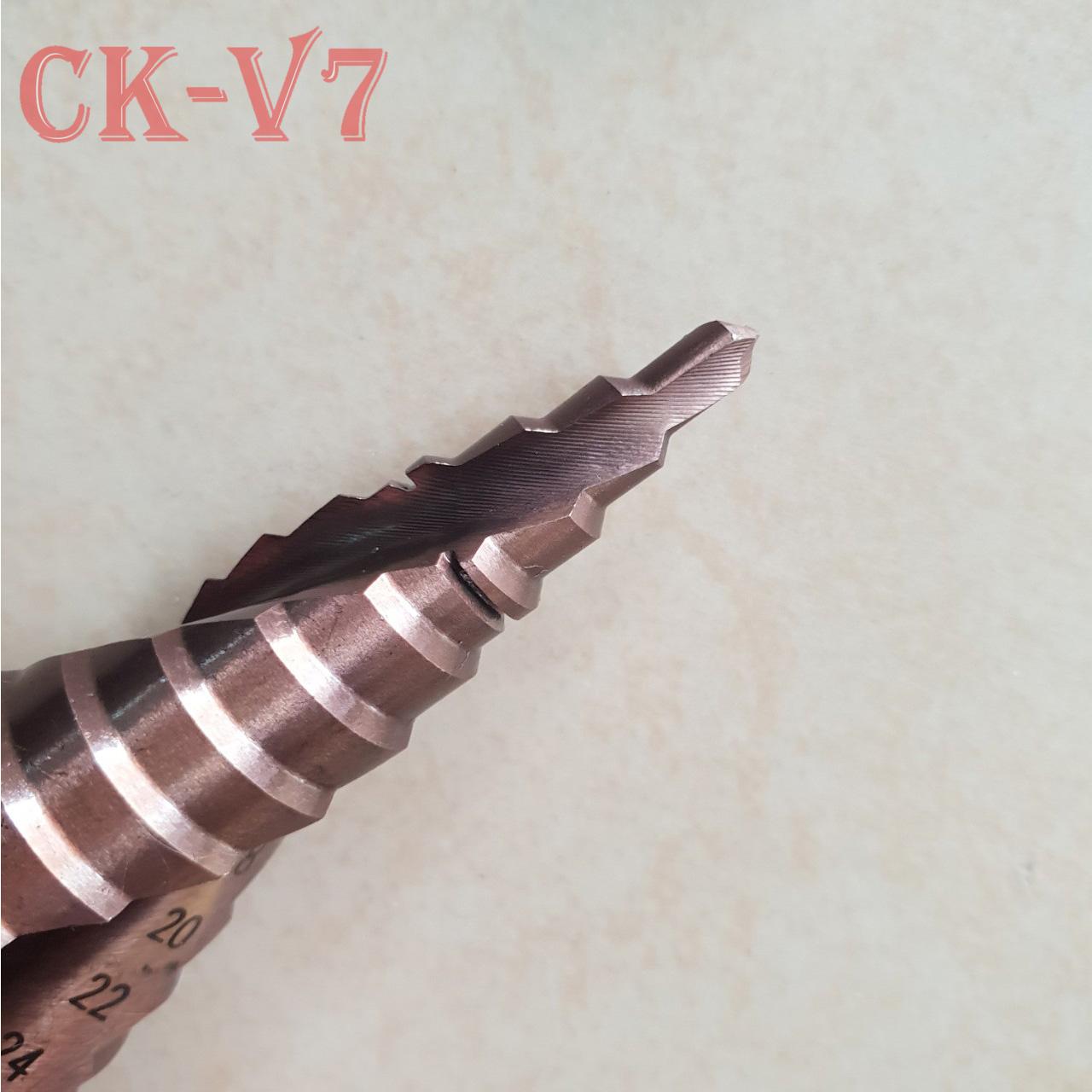 Mũi khoan bước tháp HSS 4-32mm(khoan inox,sắt,thép...)