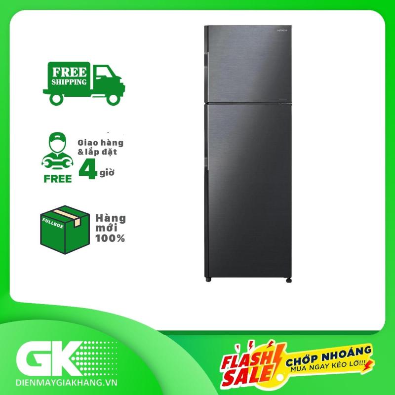 TRẢ GÓP 0% - Tủ lạnh Hitachi Inverter 290 lít R-H350PGV7 (BBK)- Bảo hành 12 tháng