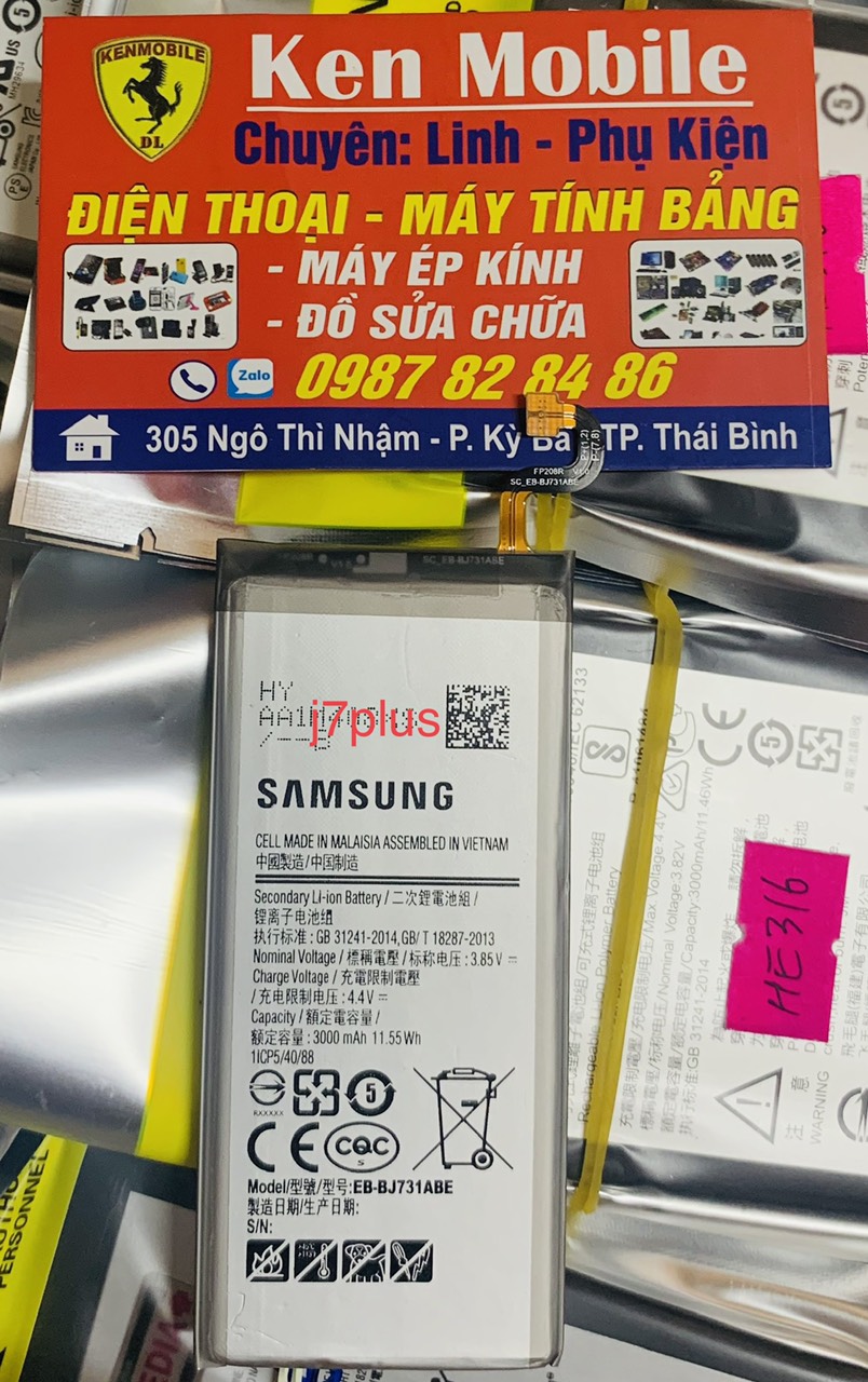 Pin samsung j7 plus / c8 / sm-c710 / bj731abe