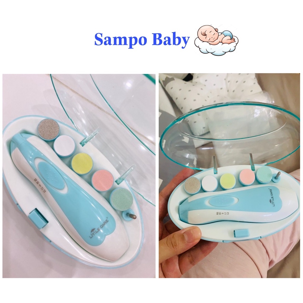 Máy cắt móng tay điện đa năng cho bé Cắt dũa móng an toàn (Tặng kèm 2 Pin)