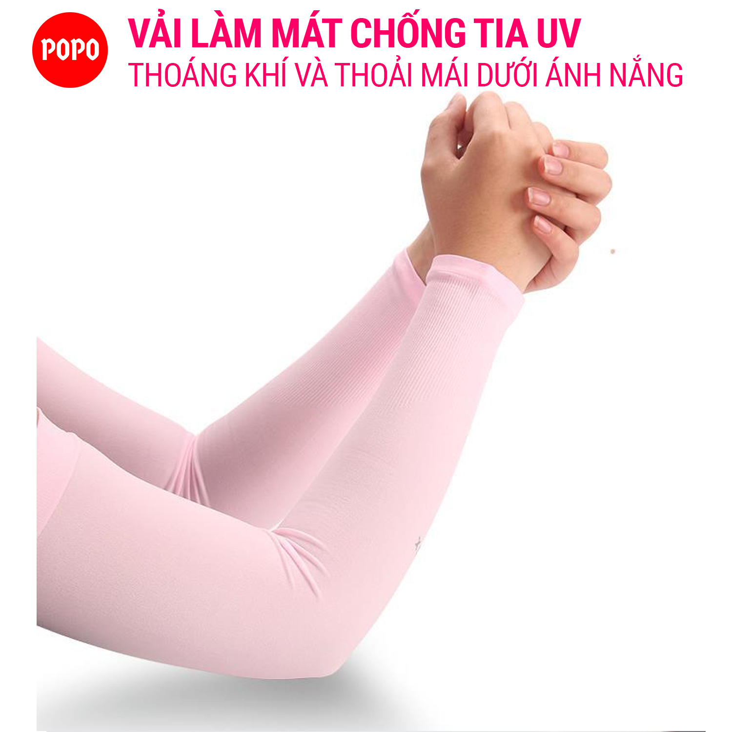 Bao tay chống nắng (1 đôi) POPO găng tay chống nắng cản tia UV, cho lái ô tô, xe máy, xe dạp, chất vải mềm mại thoáng khí