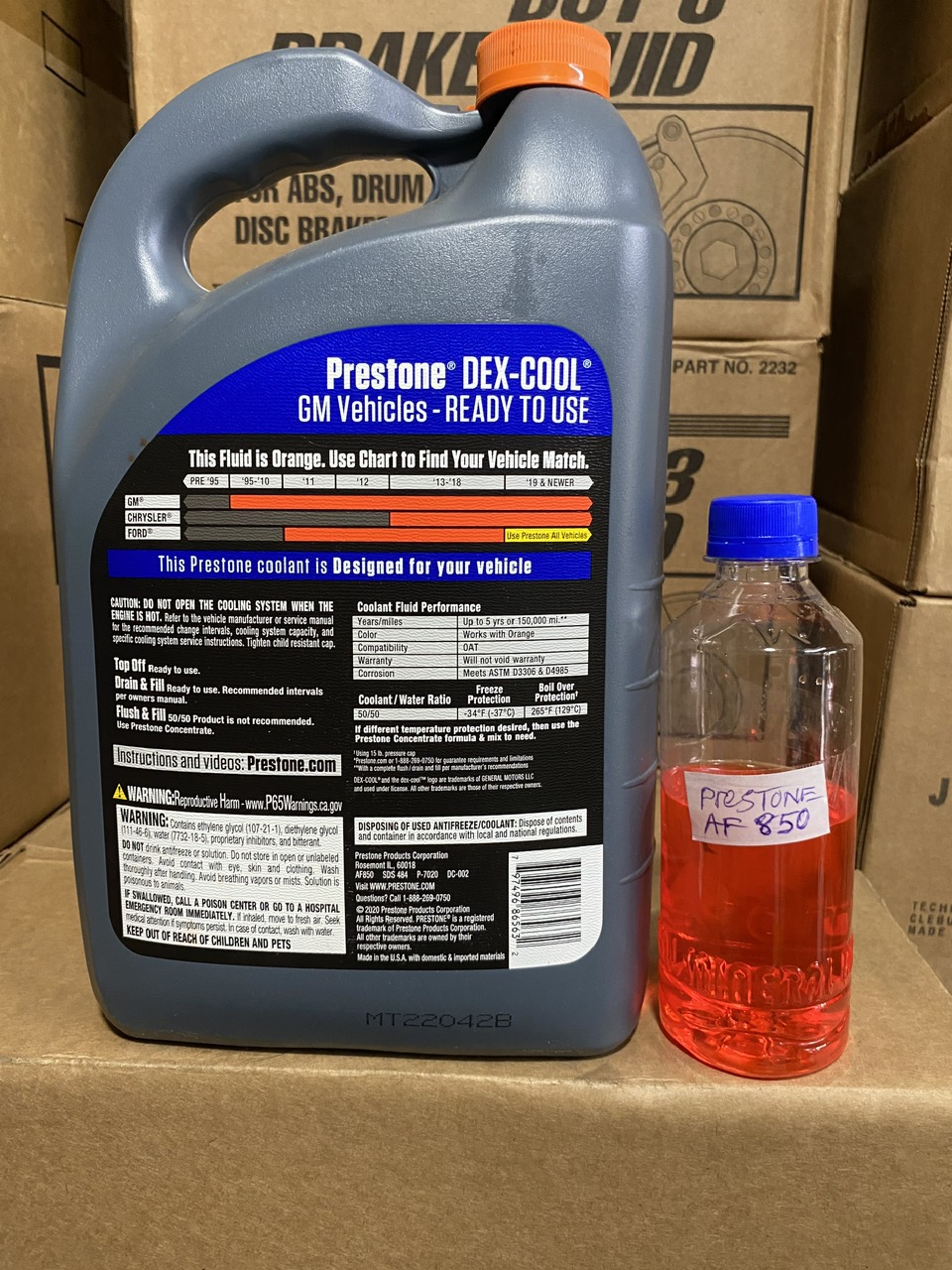 NƯỚC LÀM MÁT PRESTONE COOLANT DEX-COOL 3.78 LÍT (ĐỎ) USA