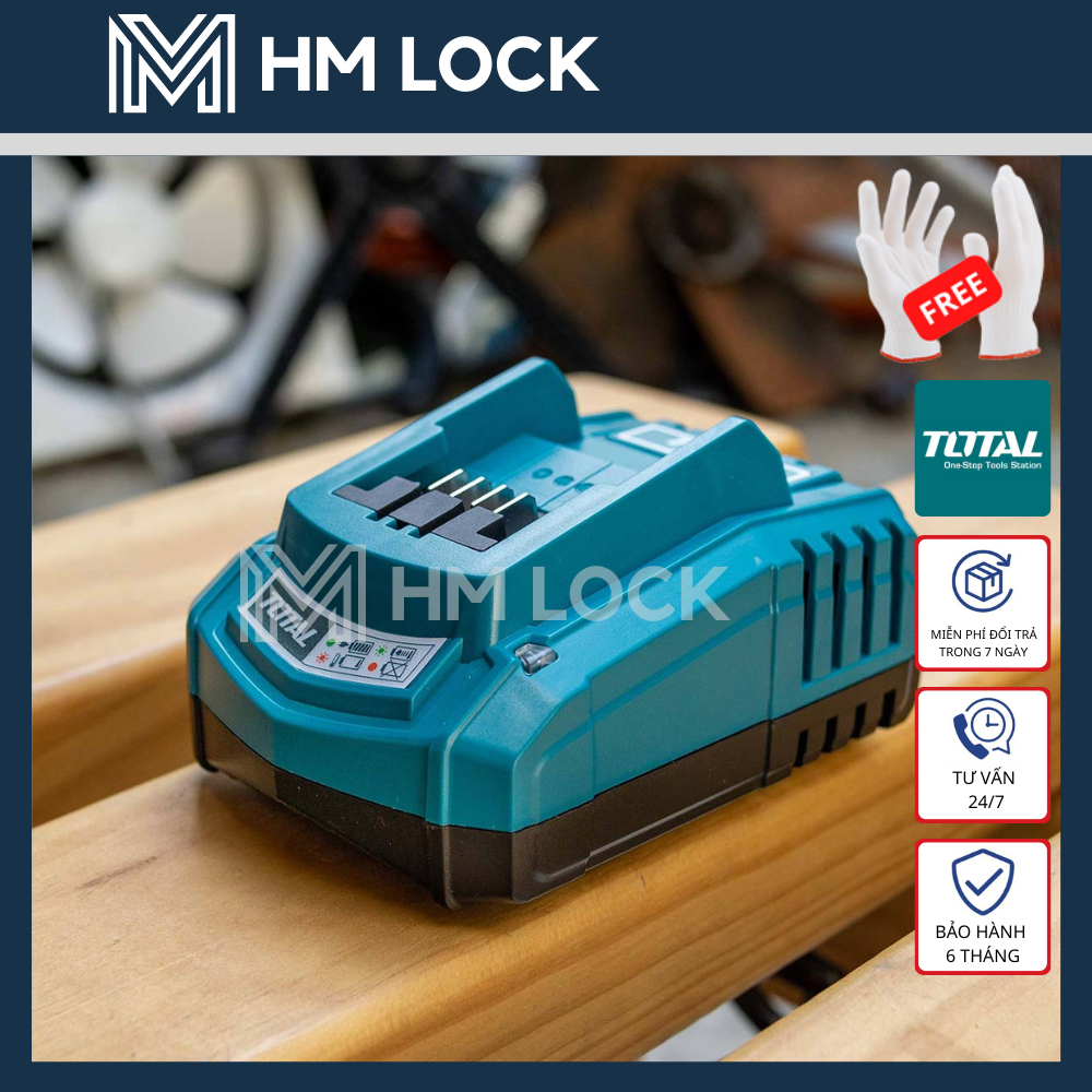 [NEW] SẠC PIN 20V / 2AH TOTAL TFCLI2001 - HÀNG CHÍNH HÃNG
