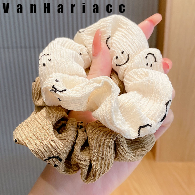 Dây buộc tóc VanHariacc hình mặt cười