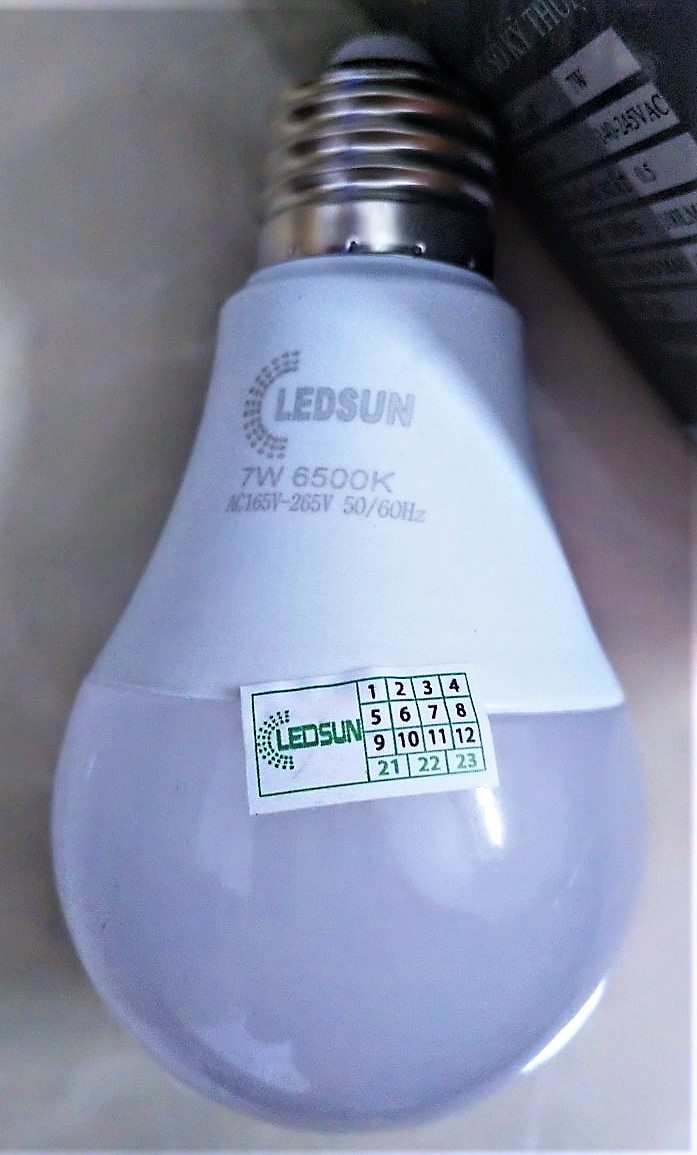 COMBO 10 bóng đèn led BULB 3000K, 6500K đui E270 5W
