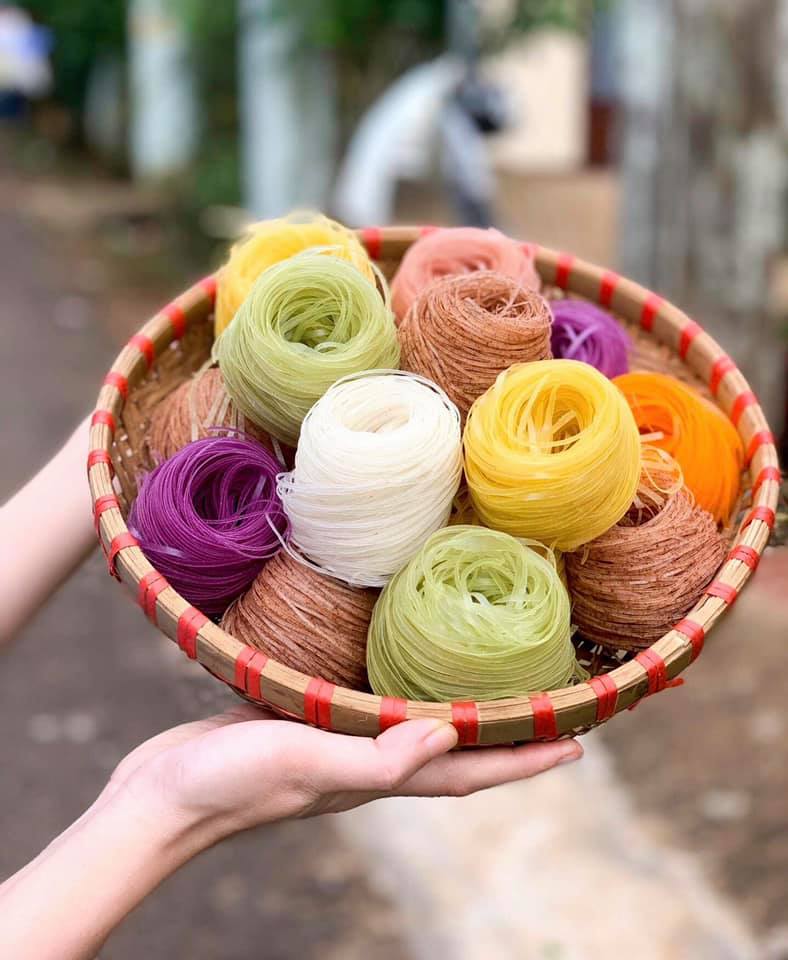 Bún gạo lứt đỏ Bắc Giang (Giảm cân, Thực dưỡng, Eat clean).