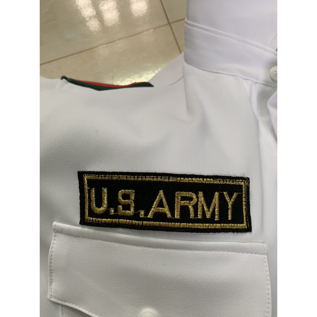 [HCM][HÀNG CHẤT] Áo Sơ Mi Nam Kaki Thêu Logo US ARMY EAGLE Cao Cấp (Ảnh thật)