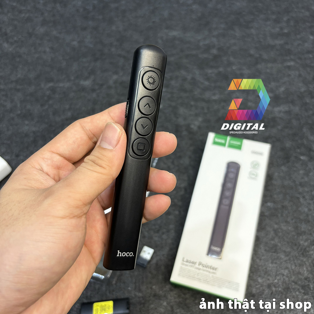 Bút Trình Chiếu Laser Hoco GM200 Wireless Presenter Chính Hãng