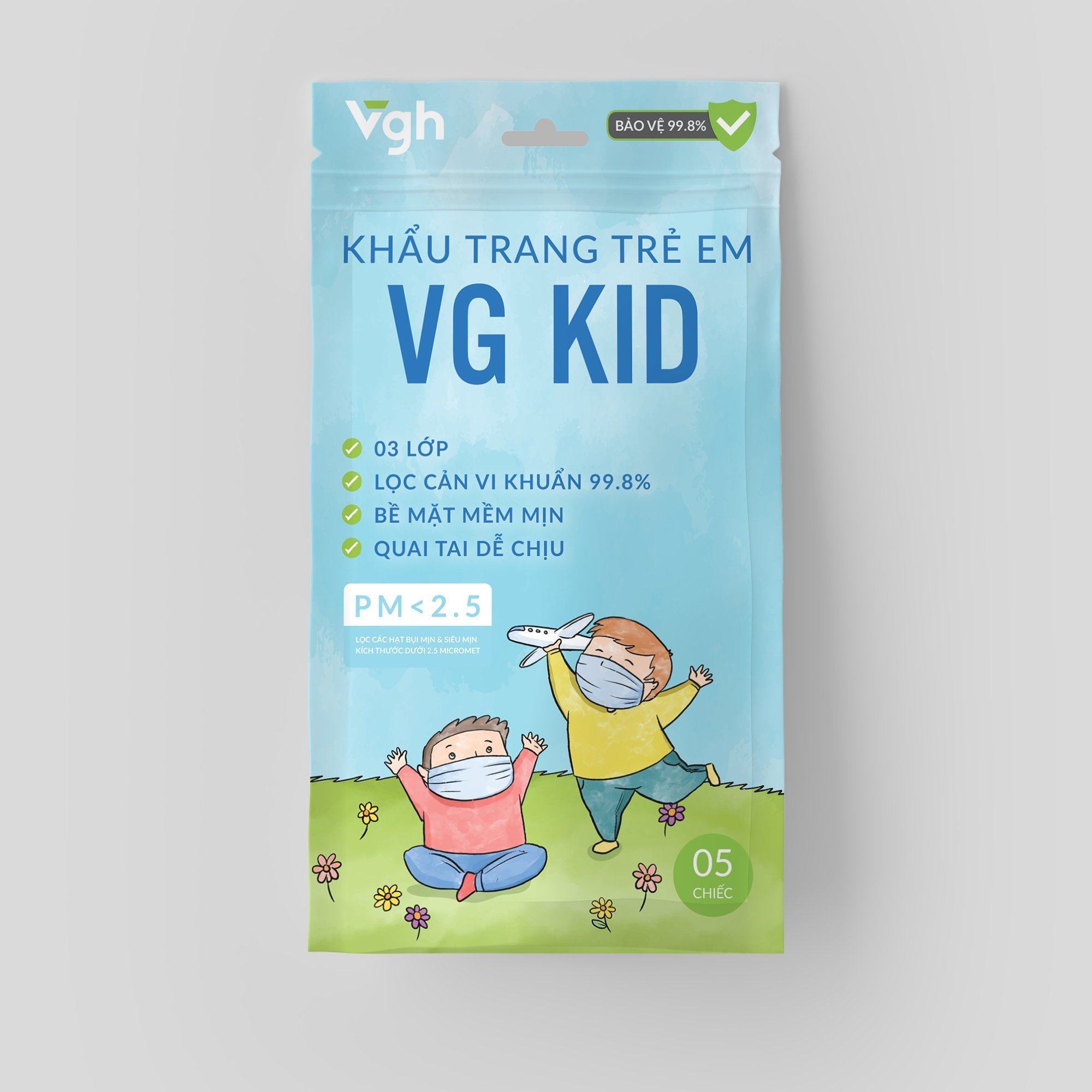 Khẩu trang Y tế VG KID (hộp 20 chiếc)
