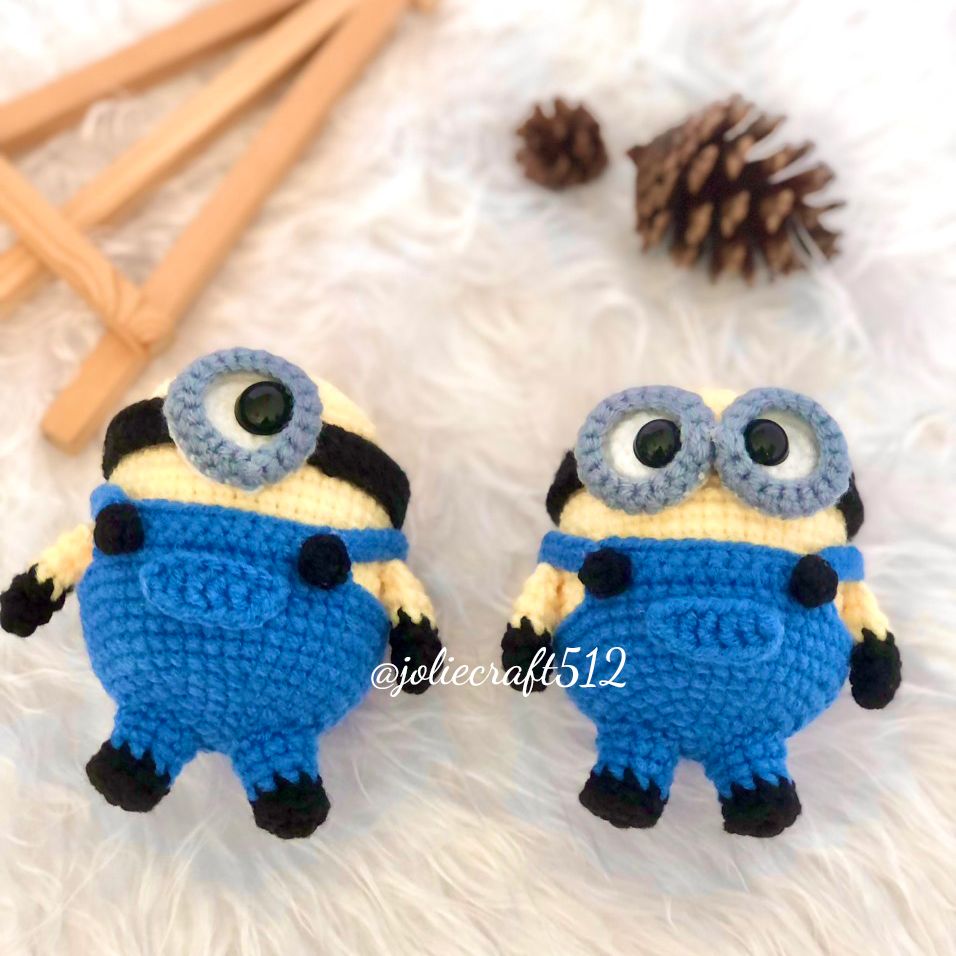 Móc khóa nhân vật Minion - Móc khóa len