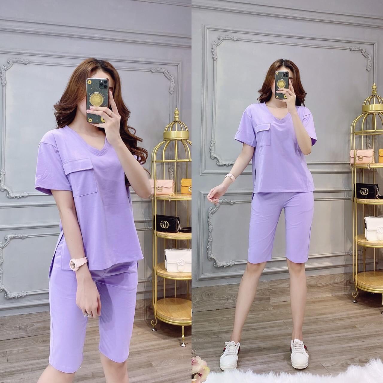 SET BỘ THỜI TRANG LỬNG MẶC NHÀ CỰC XINH