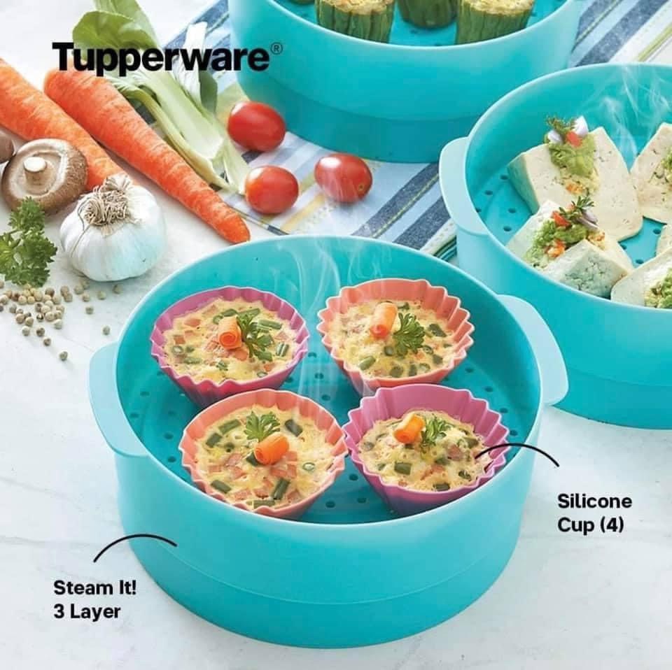 Xửng hấp tupperware 3 tầng stream it paradise