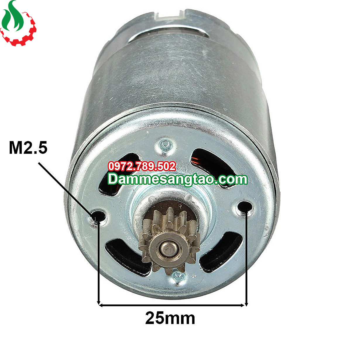 Motor DC RS 550 12V 14V 18V công suất cao
