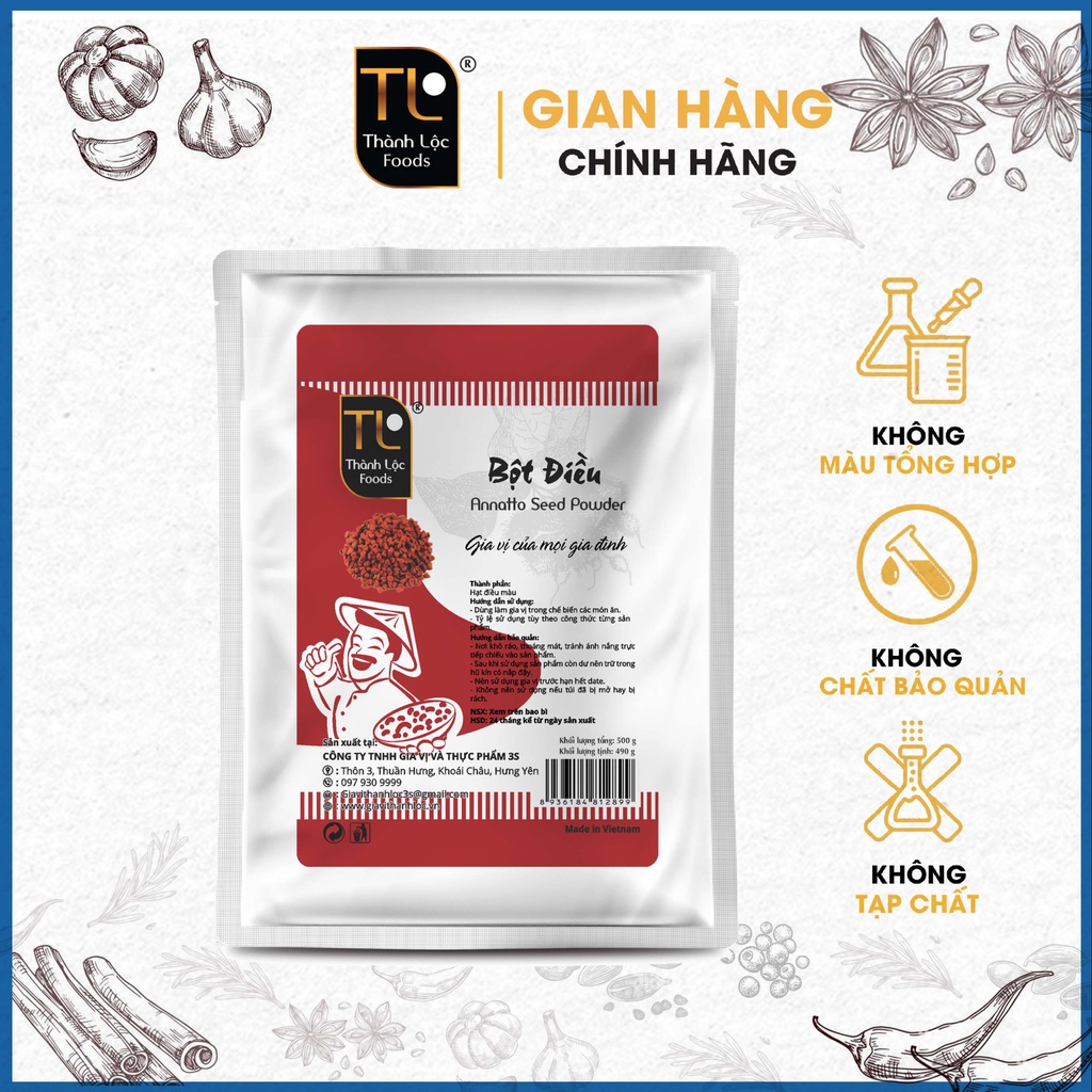 Bột điều Thành Lộc G500g