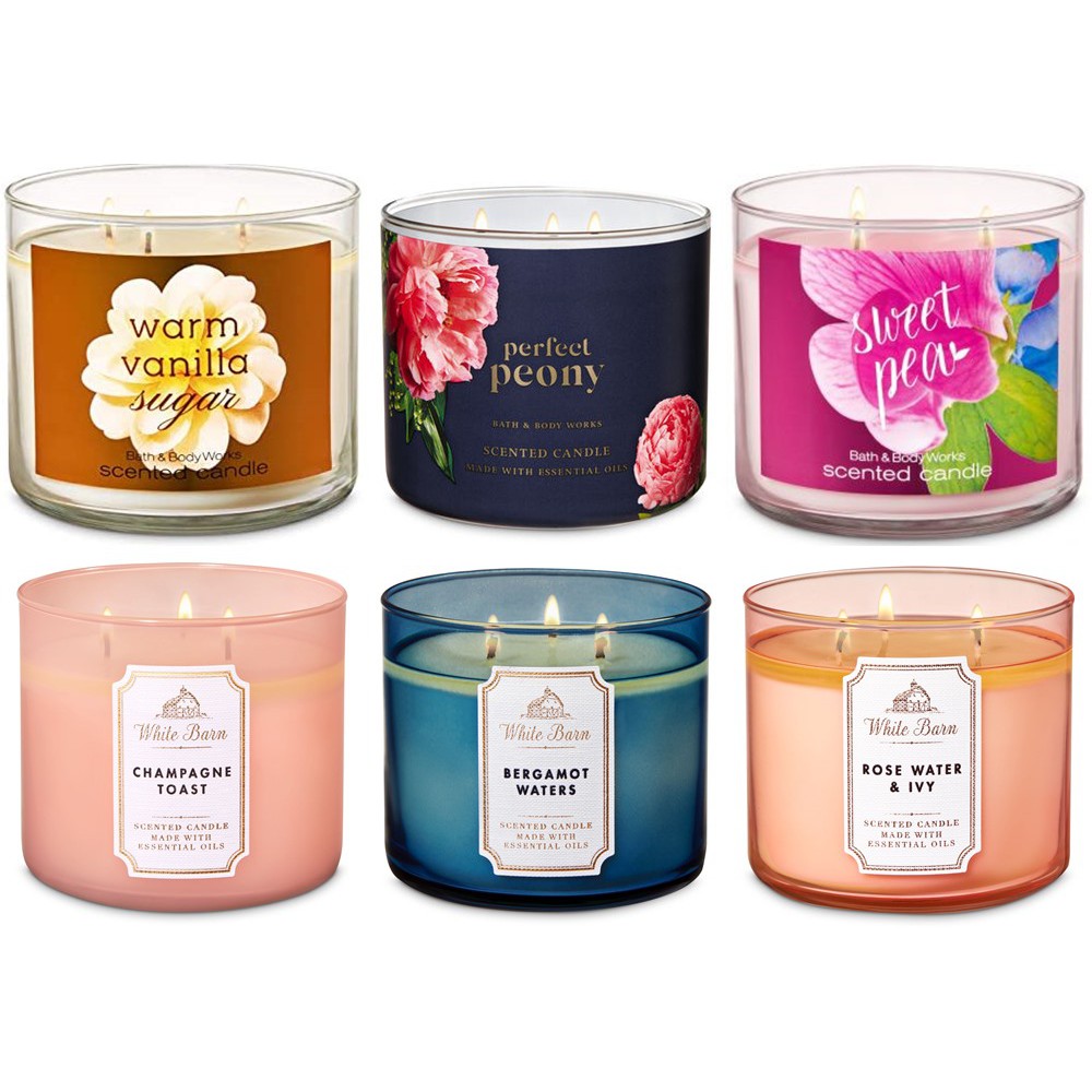 [HCM][Đủ Mùi] Nến Thơm 3 Bấc Bath And Body Works (411g)