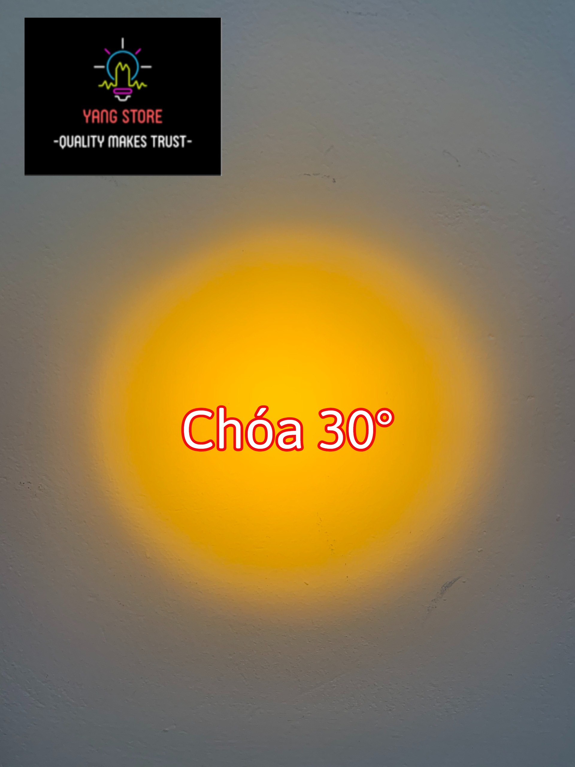 [5cái] chóa led đơn 1W,3W góc sáng 30°,45°,60°