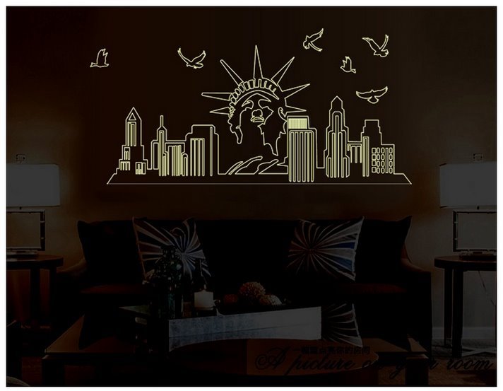Newyour luminous wall decal Binbin pk94