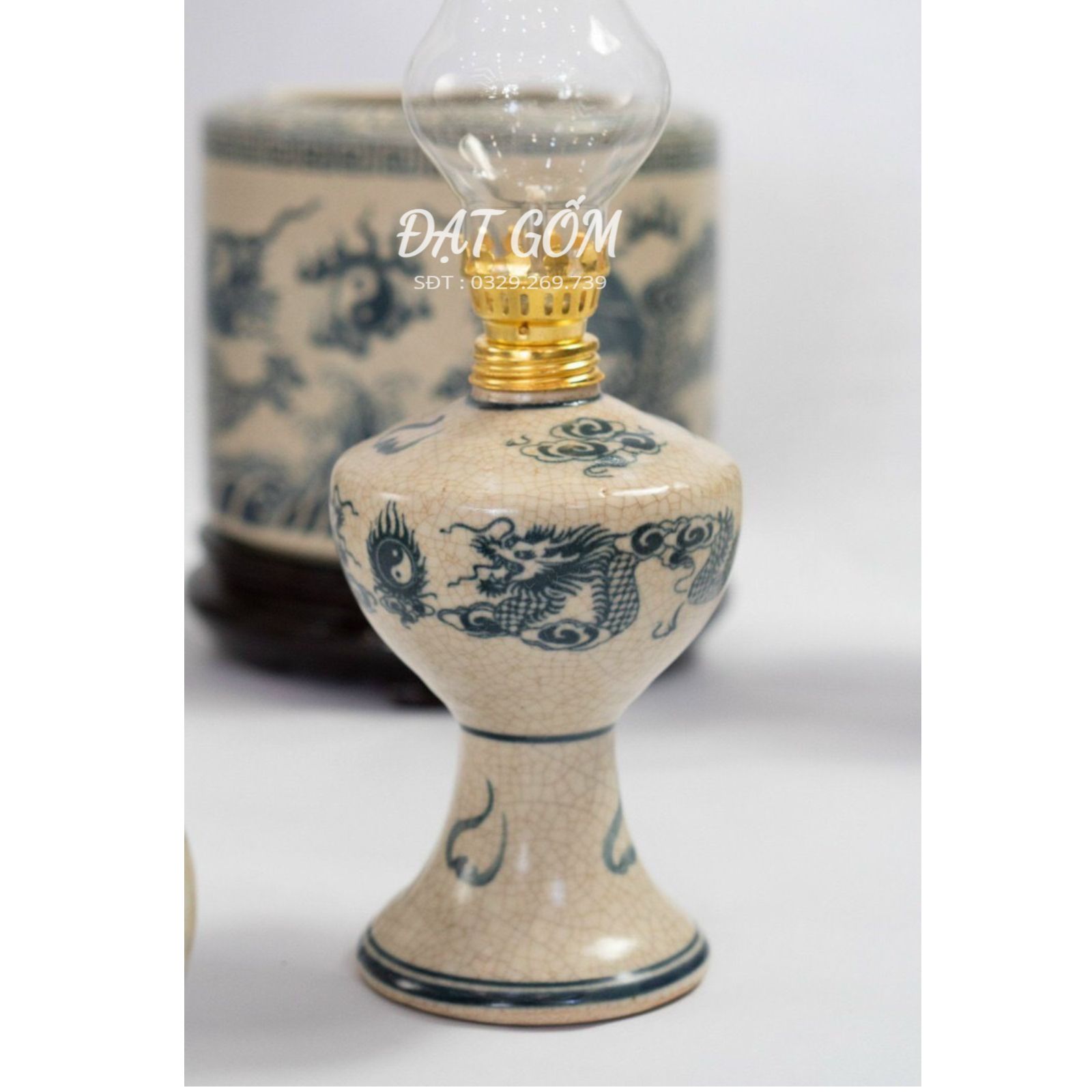 Đồ thờ cúng - Đồ thờ cúng men rạn gốm sứ Bát Tràng